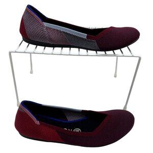 Rothy's Maroon Red Round Toe Slip-on Ballet Flats Women's 6